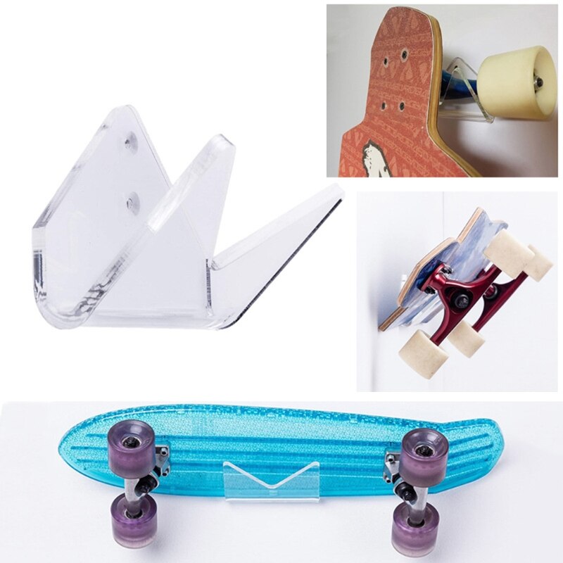 thumbnail interactive-video image 1 of Skateboard Wall Mount Rack - Adjustable Display For Boards, Decks & Snowboards 1 of 4