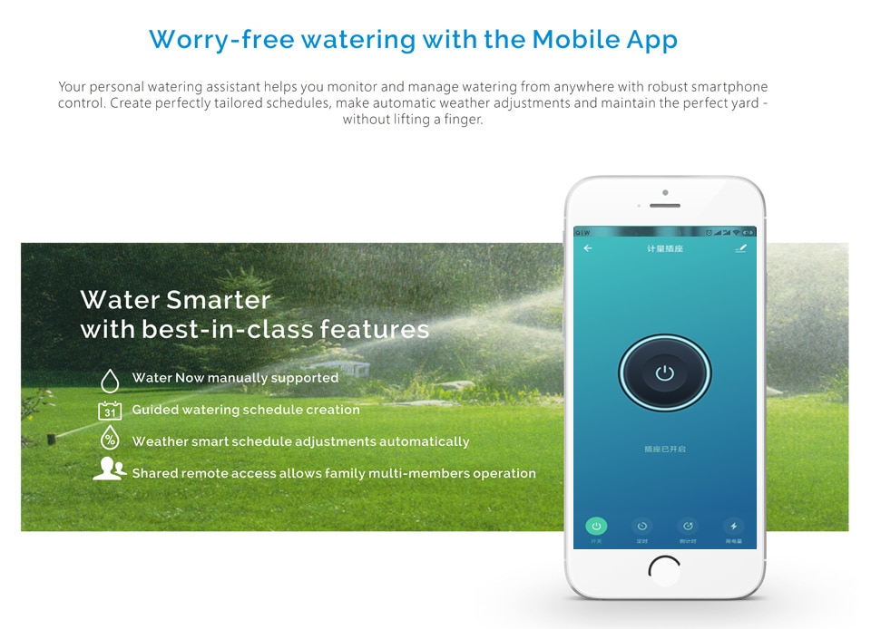 Sistema di Irrigazione a Goccia Intelligente - Controllo Mobile WiFi - Irrigazione Automatica Piante - Kit Giardino