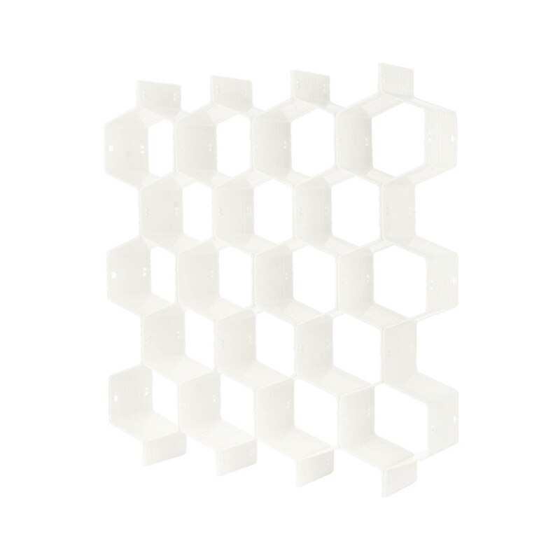 Drawer Divider Organizer 8pcs DIY Plastic Grid Honeycomb Drawer Divider Box 72XF