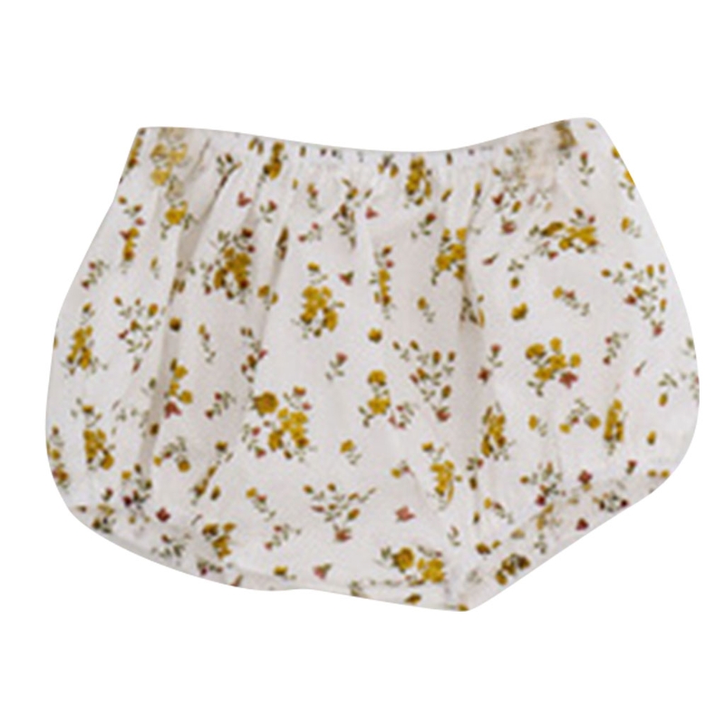 A5YC Toddler Baby Girls Summer Bloomers Bohemian Floral Print Cotton Harem Shorts Infants Basic Diaper Cover Underwear