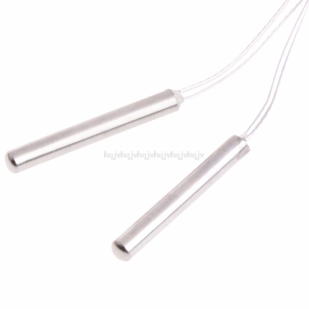 2 x PT 100 platino resistencia RTD Sensor sonda de temperatura con 5m cable N22 19