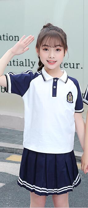 school girl uniform summer style boy British style children's middle school uniforms for primary school students: 1 / 190
