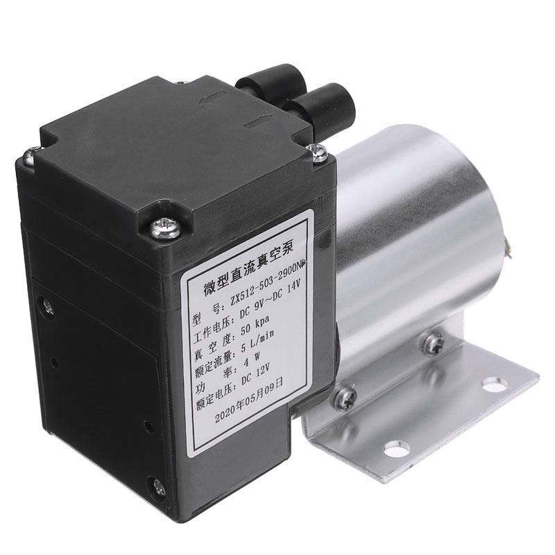 Electric Vacuum Pump DC 12V Mini Vacuum Pump Electric Vacuum Air Pump Negative Pressure Suction 5L/min 80kpa Vacuum Pump