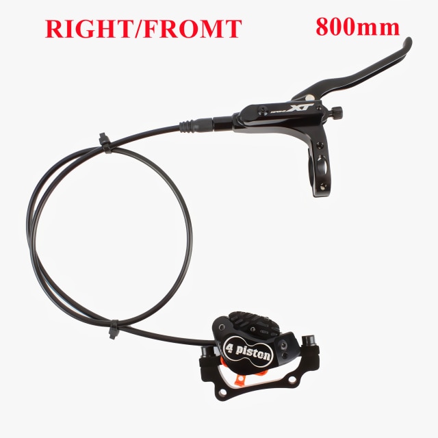 Nollställande mtb 4 kolv hydraulisk skivbroms xt med kylning full meatal pads cnc tech mineral oil broms för am enduro  e4 zee  mt200: Rf