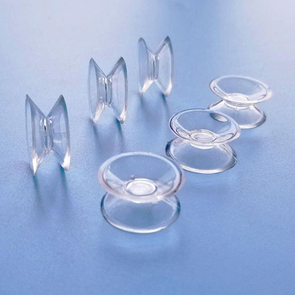 1pcs Double-sided Suction Cup 25/30/35/50mm Food Grade PVC Plastic Non-marking Round Suction Cup For Glass Sucker Pads