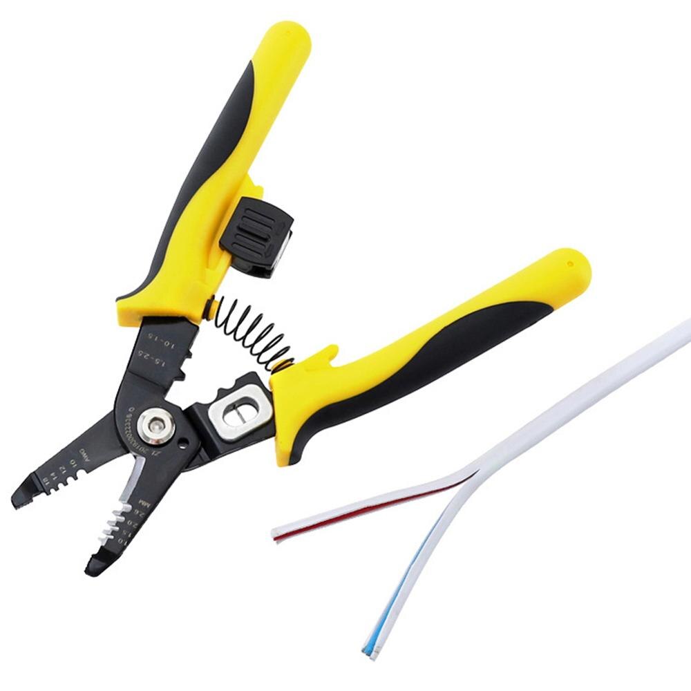 7-in-1 Electrician Multi-function Pliers Wire Stripping Crimping Pliers Cable Tools Wire Cutter Needle Nose Pliers: as shown3