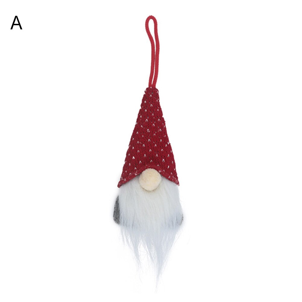 Kerst Gnome Santa Faceless Pop Opknoping Hanger Leuke Hoed Decoratie Kid: A