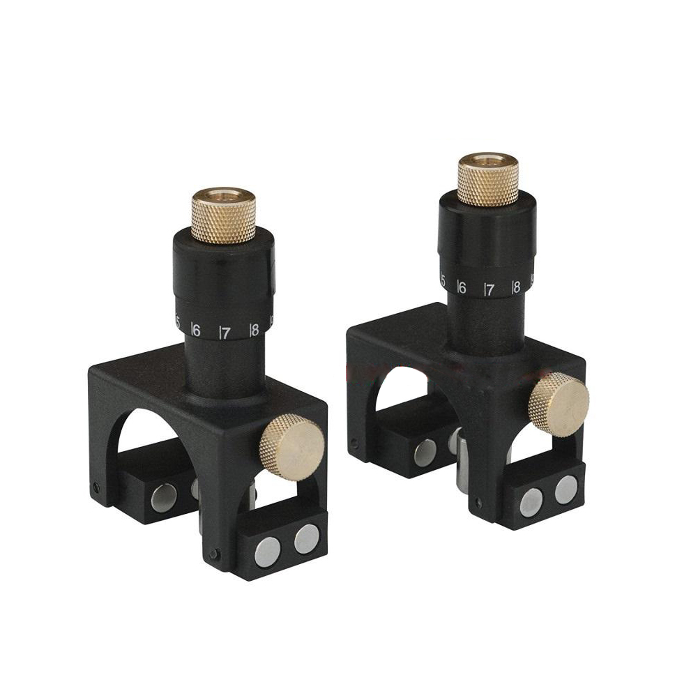 2pcs Jig Gauge Woodworking Tool Correct Jointer Setting Mounting Planer Calibrators Magnetic With Box Measuring Accurate
