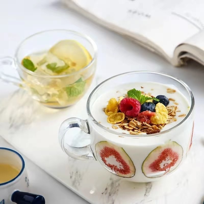 Tasses à Café Irlandaises En Verre - Lot De 2 Avec Pied - 230ml