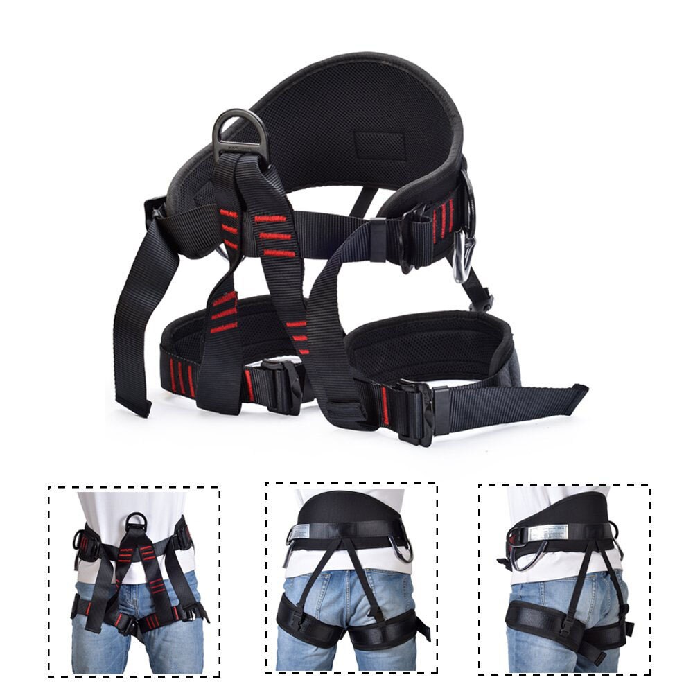 Safety Rock Tree Climbing Rappelling Harness Seat Sitting Bust Belt Excellent Workmanship And Long Service Life