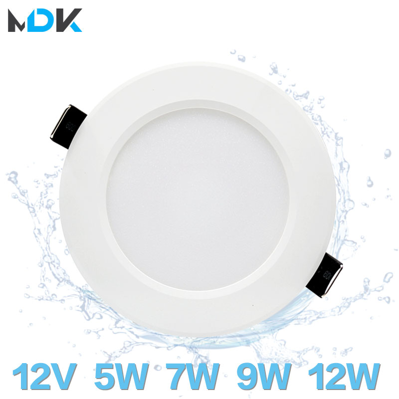 DC 12V Led Downlight 5W 7W 9W 12W Ceiling lamp Recessed Cold Natural Warm white Indoor Lighting