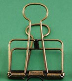 6 stk papirclips 20 32 49 mm fold-back metal binder clips sorte greb klemmer kontor skole papirvarer papir dokument clips: Bronze -49mm-6 stk