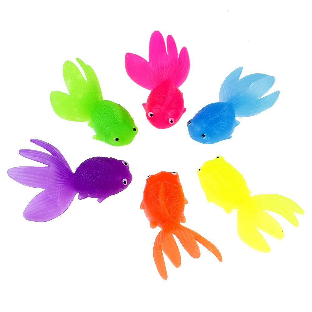10Stck Mini Nette Goldfisch Kapsel Kleine Spielzeug Viel Pvc Spielzeug Tiere Interessant Günstige Zeug Neuheit Einzelteile