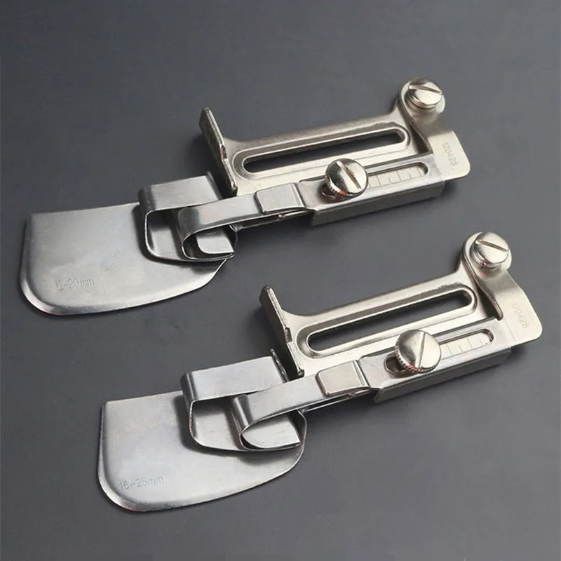 Prensatelas para máquina de coser Industrial, rodillo de dobladillo ajustable, prensador de carpeta, accesorios para máquina de coser doméstica de coche plano