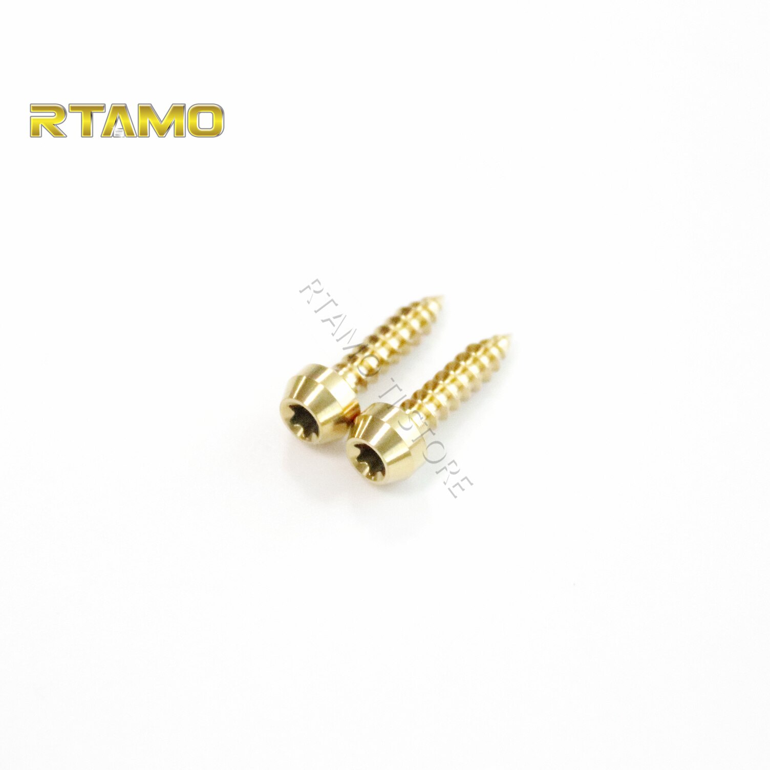 Rtamo Gr5 Titanium Alloy Rear Turn Signal Self Tapping M4 Screws Kit (2pcs) Fit Verspa Sprint 150