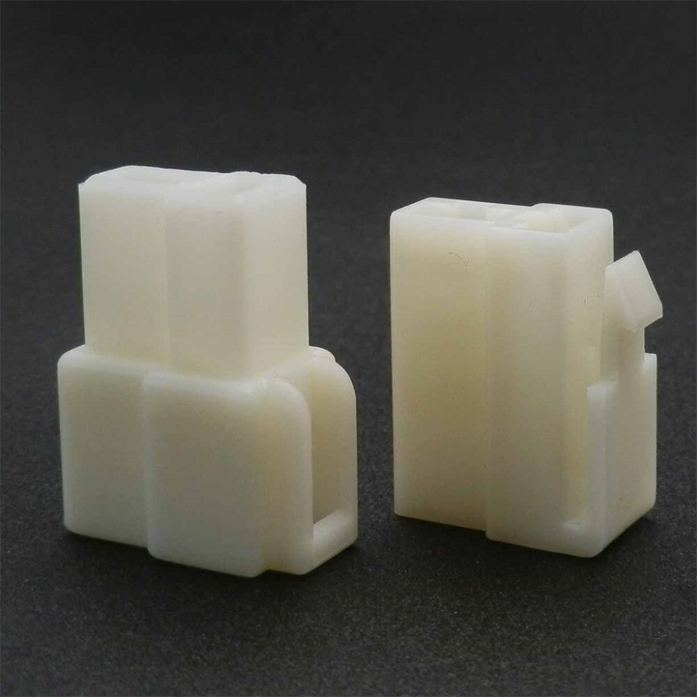 10 Pieces/lot 2 Way 6.3mm Electrical Multi Plug Connector Terminal Block Pin Wiring