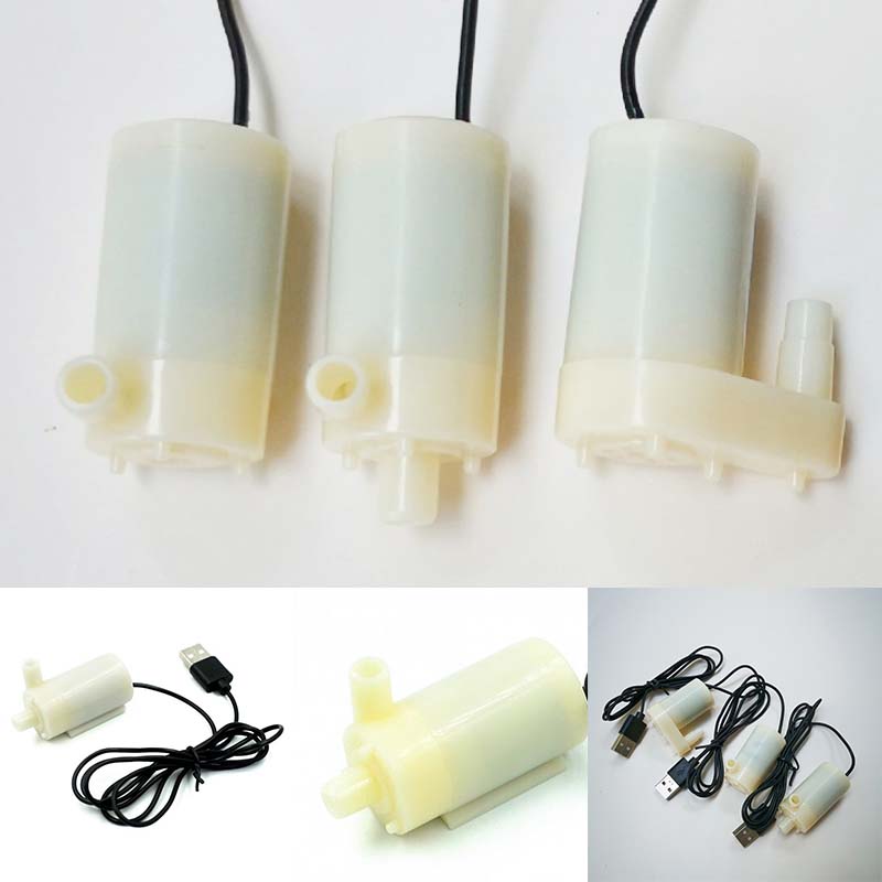 Aankoop Kaart Micro Dompelpomp Mini Waterpomp Met Usb Connector Dc 3V Horizontale Plant Watering