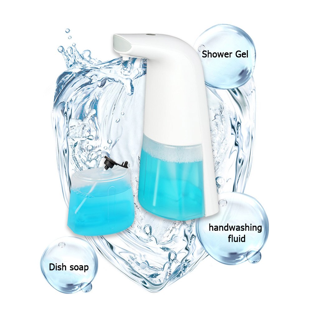 Smart Automatic Electronic Soap Dispenser Rechargeable Induction Hand Disinfection Wash Foam Dispenser for Home Bathroom