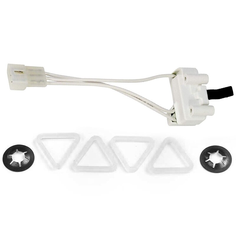 1 pièces interrupteur de porte de sèche-linge et 2 pièces 349241T Kit de rouleau de tambour de sèche-linge pour Whirlpool Kenmore Sears