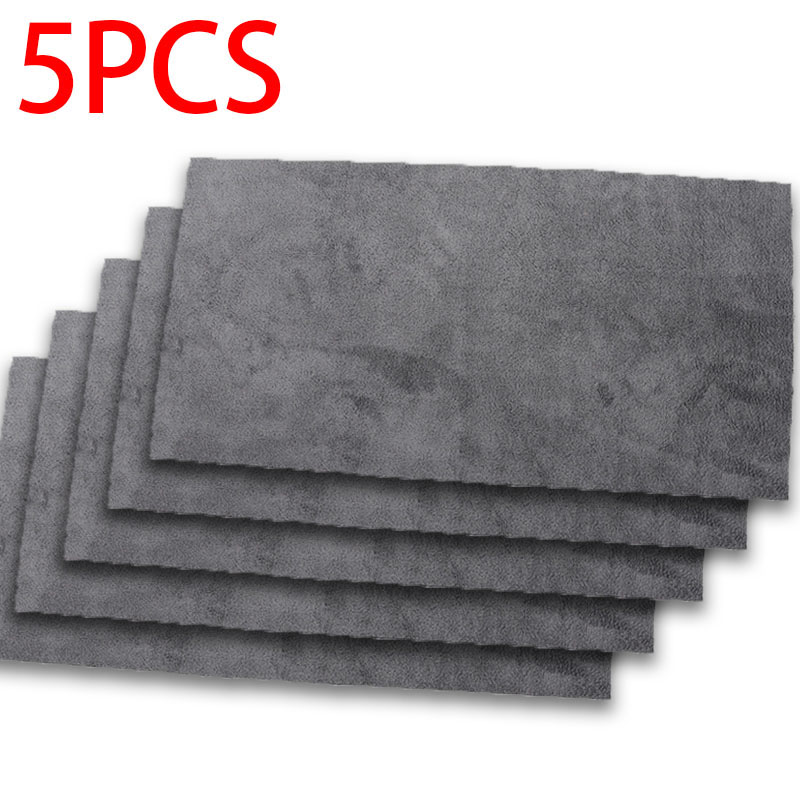 60*30cm autowashanddoeken 450/800 gsm multifunctionele handdoek voor autodetailing dikke autoreiniging superabsorberende droogdoek: 5 stuks 60 x 30cm / 800 gsm