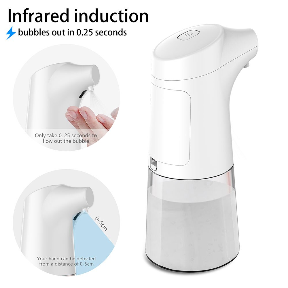 Intelligent Automatic Soap Foam Dispenser Induction Foaming Hand Washing Washing Device ,Soap Dispenser, for Kitchen Bathroom