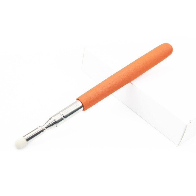 1 meter telescopic baton touch pointer pen electronic whiteboard pen teaching stick Office cultural and educational supplies: Orange