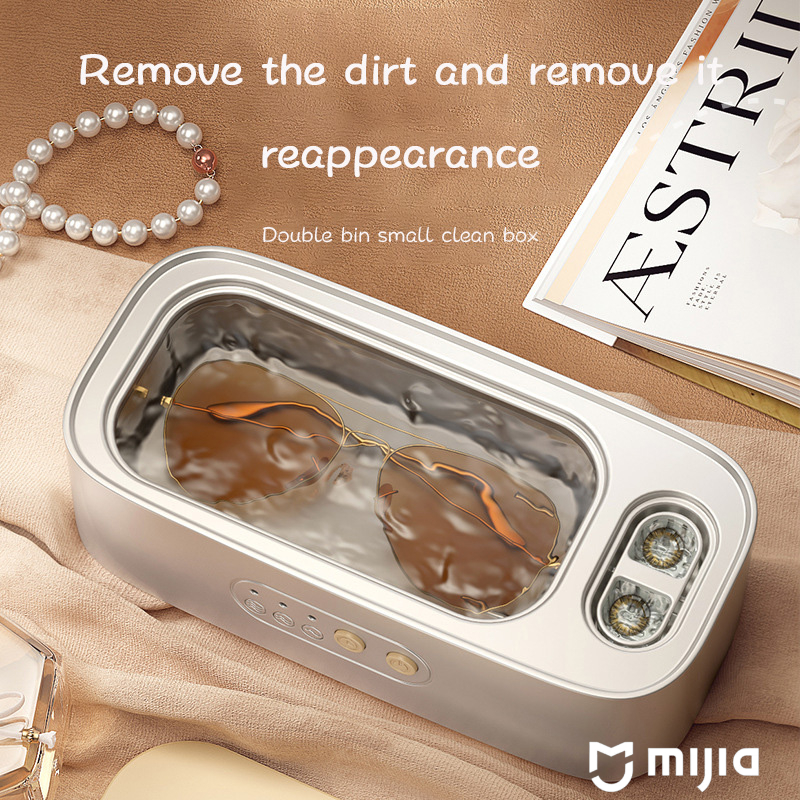 Xiaomi Upgrate Ultrasonic Glasses Cleaning Machine 45KHZ Ultrasound Jewelry Cleaner Machine High Frequency Ultrasonic Cleaner