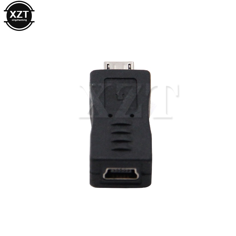 1 st Universele Micro USB Man Mini USB Vrouwelijke B Type Charger Adapter Connector Converter