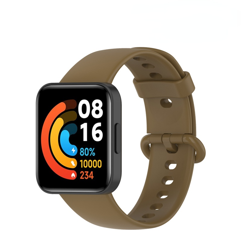 Correa deportiva de silicona para Xiaomi Watch 2 Lite, Reloj inteligente Original, pulsera cómoda para Redmi Watch 2 Lite: Blue White / 12 mm