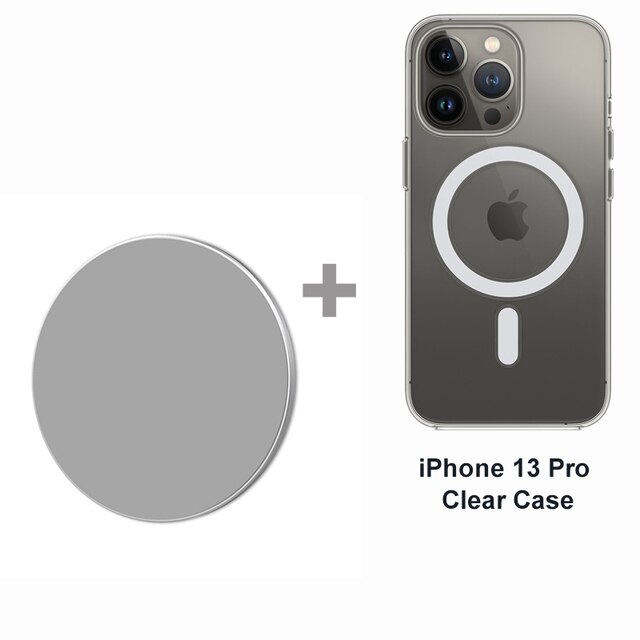 Magnetische Zuig Wall Mount Voor Iphone 13 / 12 Mini Pro Max Dunne Aluminiumlegering Muur Holder Mobiel Stand W/ Strip Lijmen: iP13 Pro Case