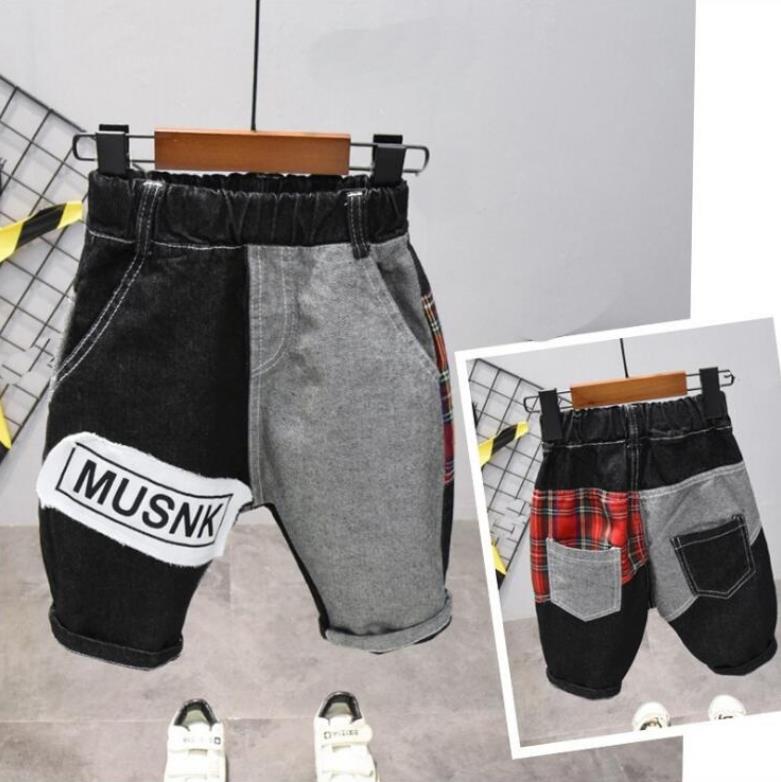 Los nuevos niños pantalones cortos de verano de bebé, shorts de mezclilla para niños de los niños de la vaqueros estilo de Corea del Sur niño vaquero casual pantalones cortos 2 -7 años