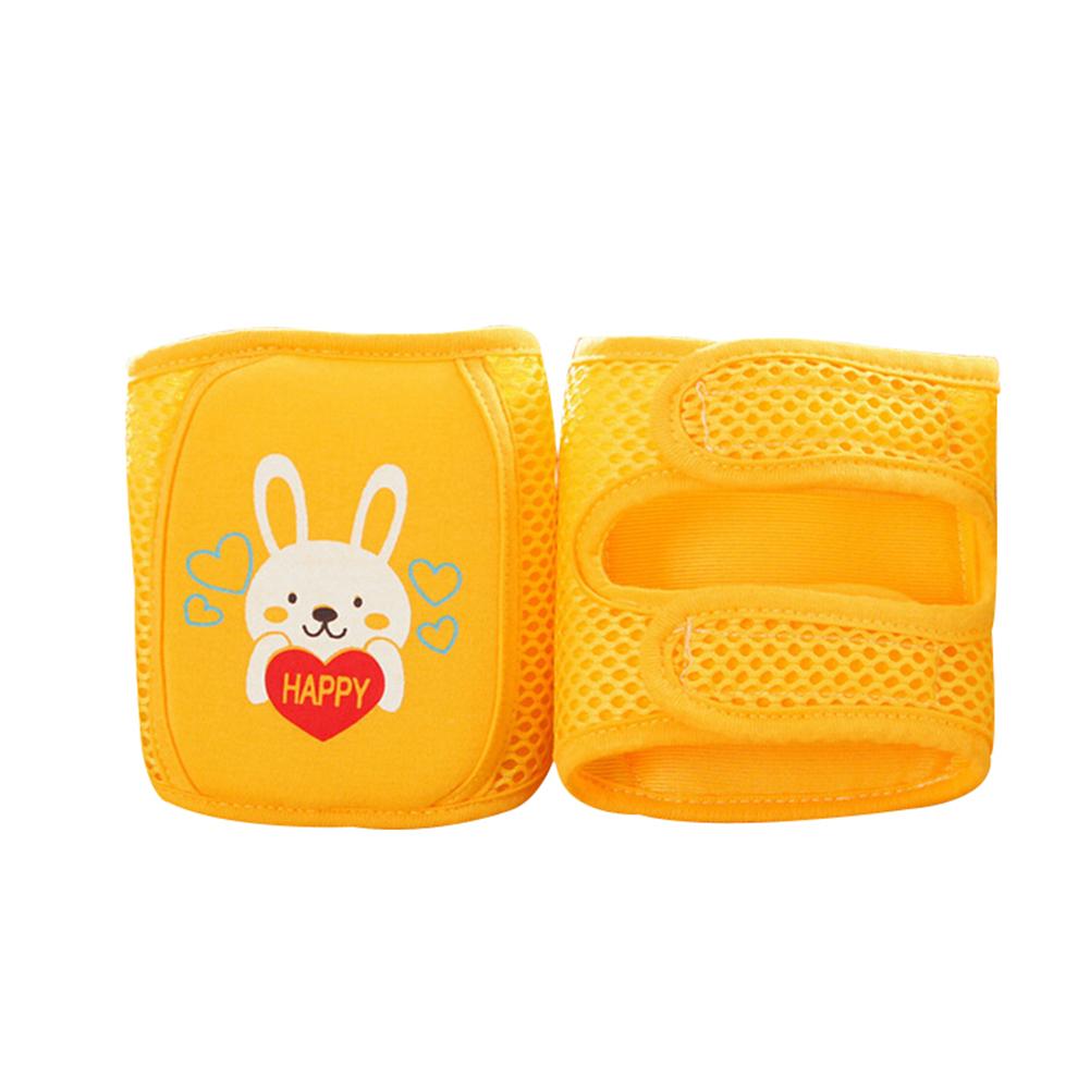 Baby Kneepad Kinderen Pads Pop Baby Protector Kruipen Pad Leren Lopen Pads Voor Kinderen Jongens Meisje: Yellow