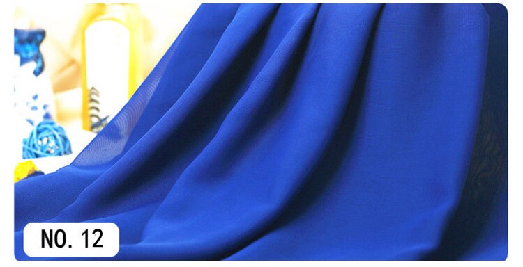 1.5 Meter *1 Meter Chiffon Fabric Sheer Bridal Wedding Dress Lining Fabric Skirt Party Decorator Georgette Tulle Dress Material: 12