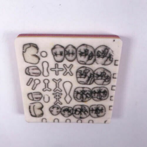 1PCS Dental Cavity Preparation Hole Dentin Shooch Practise Model Filling Template Practice Board High