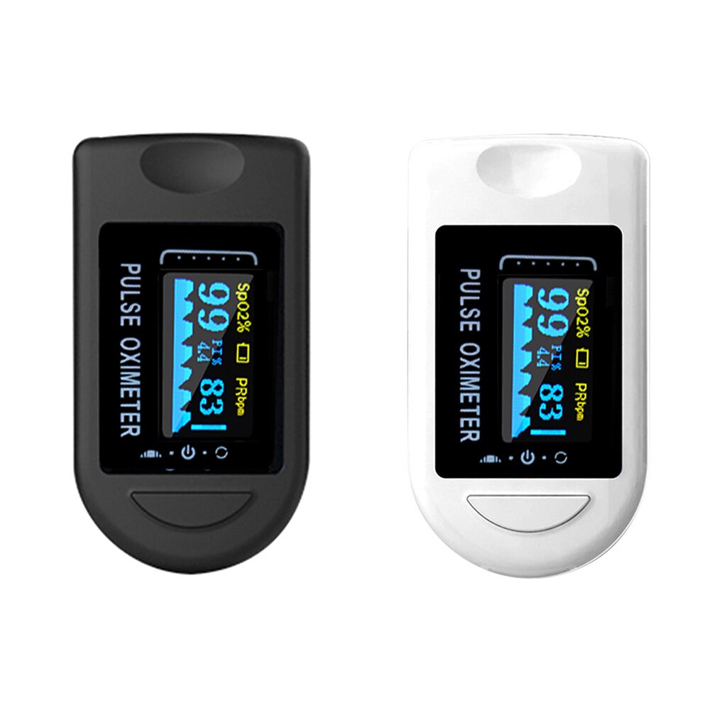 Digital fingerspids pulsoximeter oled display blod iltmåler måler til sport automatisk detektion af fingerposition