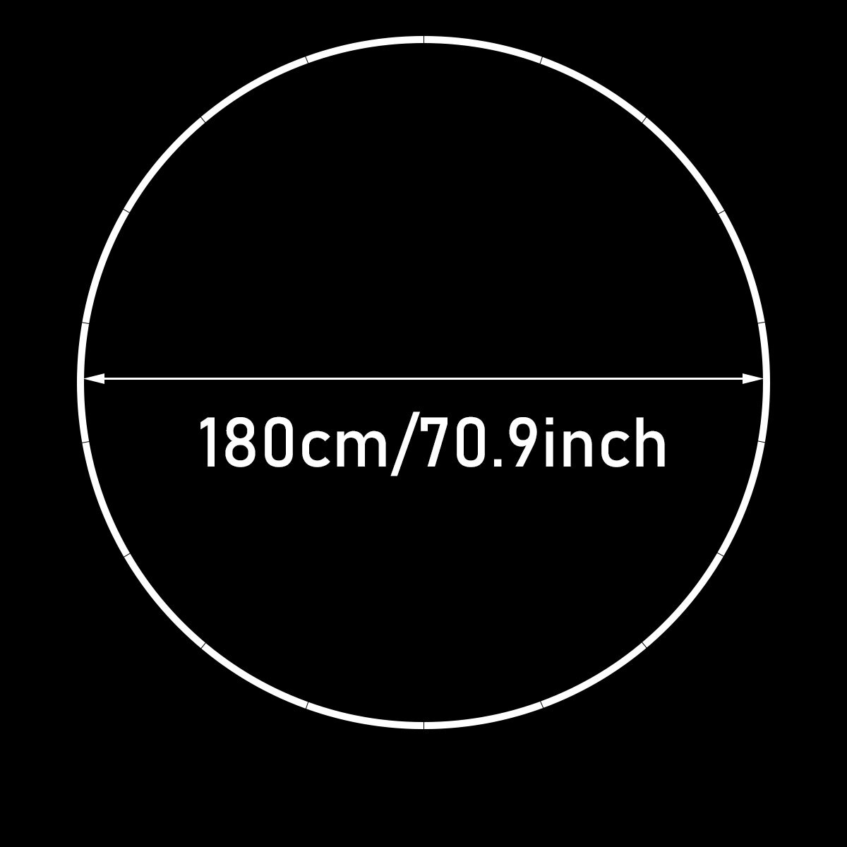 Round Balloon Arch Kit Holder Bow of Balloon Circle Wreath Balloon Stand Wedding Birthday Party Decor Baby Shower Background: 180cm