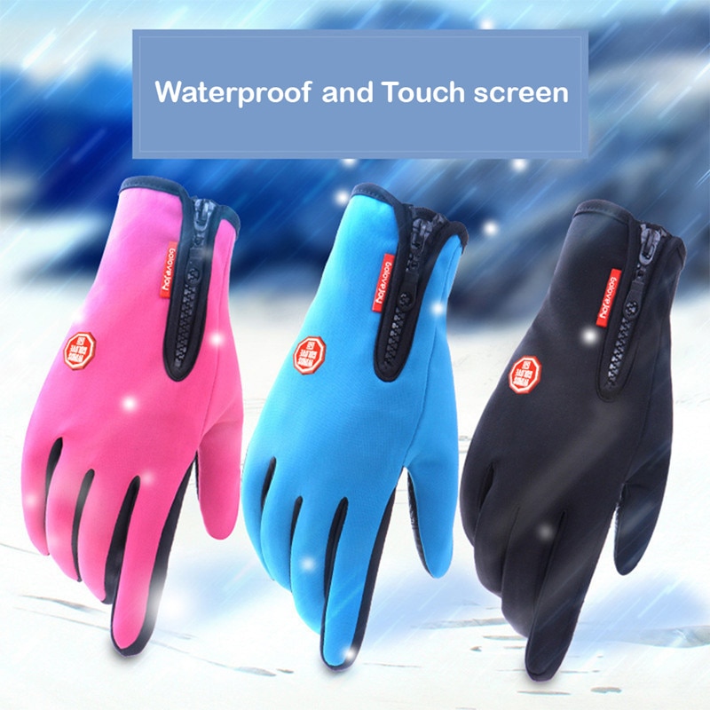 1Pairs Waterdichte Winter Sport Handschoenen Windstopper Touchscreen Vrouwen/Mannen Handschoenen Motorrijden Snowboard Handschoen Ml Xl