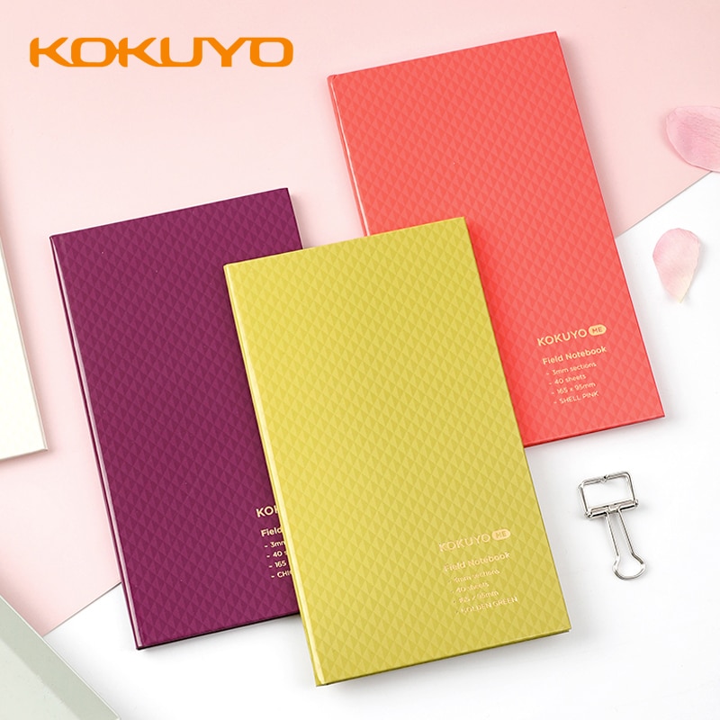 KOKUYO-libro de cuentas de campo, libreta de 3mm con formato cuadrado, campo práctico, portátil, cuadrícula, 1 Uds.