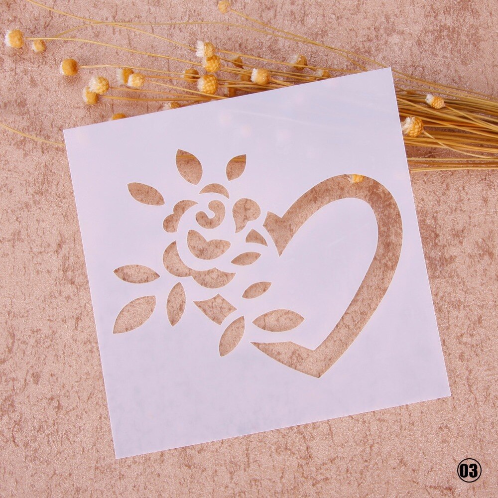 2pcs DIY Craft Painting Stencils For Scrapbooking Stamping Stamps Album Decorative Embossing Paper Cards Airbrush Template