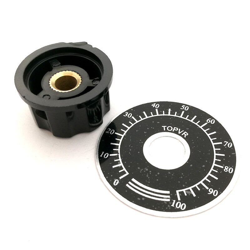 1 sets A03 dial knob + MF-A03 bakelit knopf mit skala platte/blatt skala digitale potentiometer