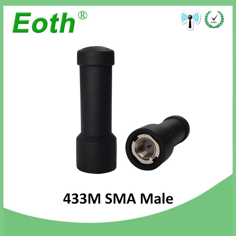 1 pièces 433 MHz antenne 2 ~ 3dBi SMA mâle connecteur Mini taille 433 MHz antenne directionnelle antenne pour sans fil Lorawan compteur d'eau 433m