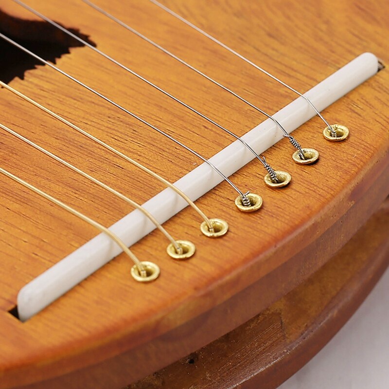 16 String Lyre Harp Mahogany Lyre Harp with Tuning Wrench for Both Kids and Adults Bbeginner Music Lovers Best