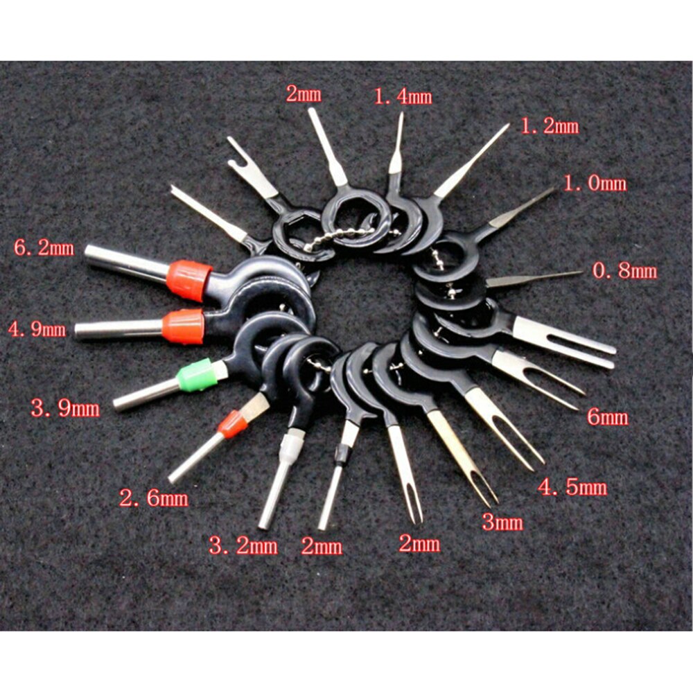 Kit de remoção fiação terminal do carro, 36/peças, prega conector de pino, extrator, kit ejetor, plugue, ferramenta de reparo