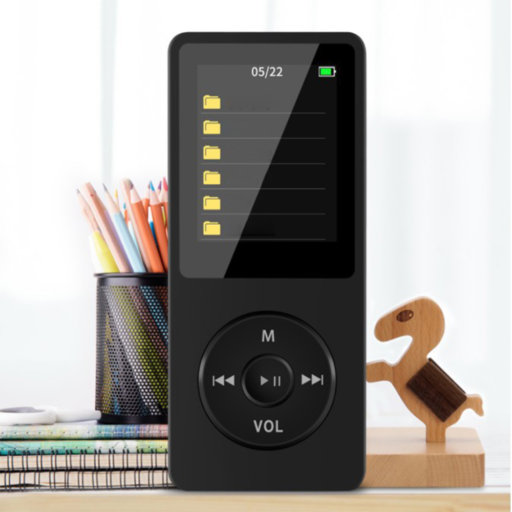 Tragbarer MP3-Player mit LCD-Bildschirm FM-Radio Video HiFi MP4-Player Filme E-Books Musik-Player eingebautes Mikrofon Drops hipping