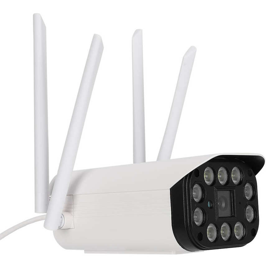 4X Zoom Wi-fi Ao Ar Livre Câmera 1080P/720P RJ45 10 Luzes Da Noite À Prova D' Água