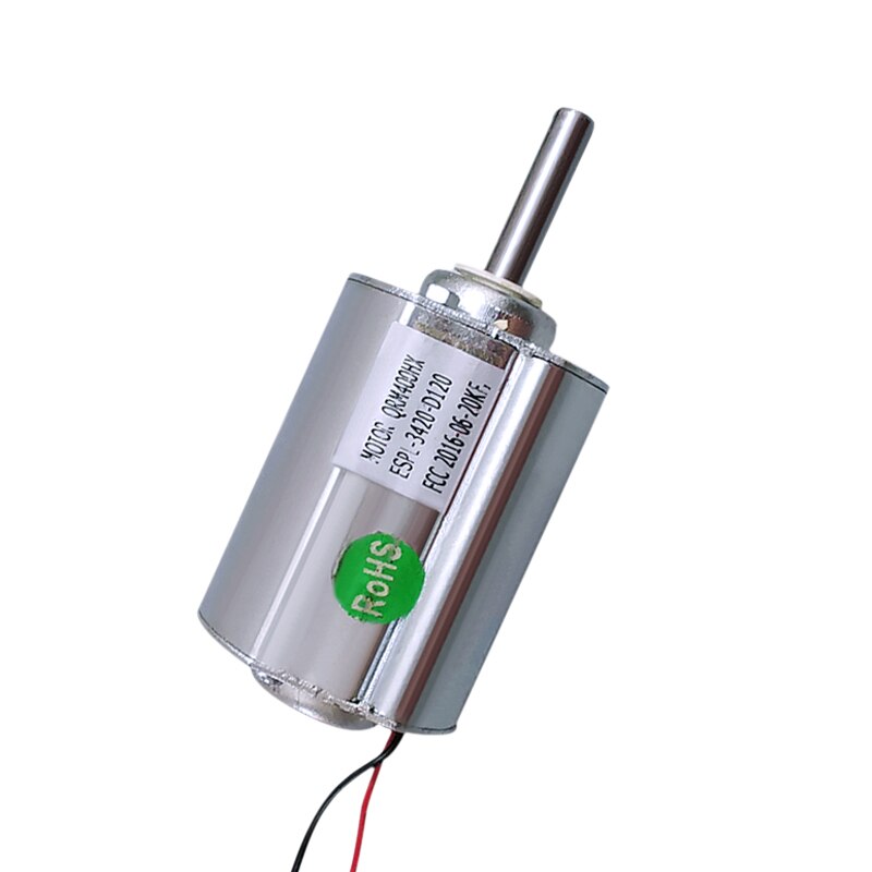 55W DC Motor DC120V 2500RPM Generator Household Small Hand Wind Turbine High Power Motor Generator: Motor