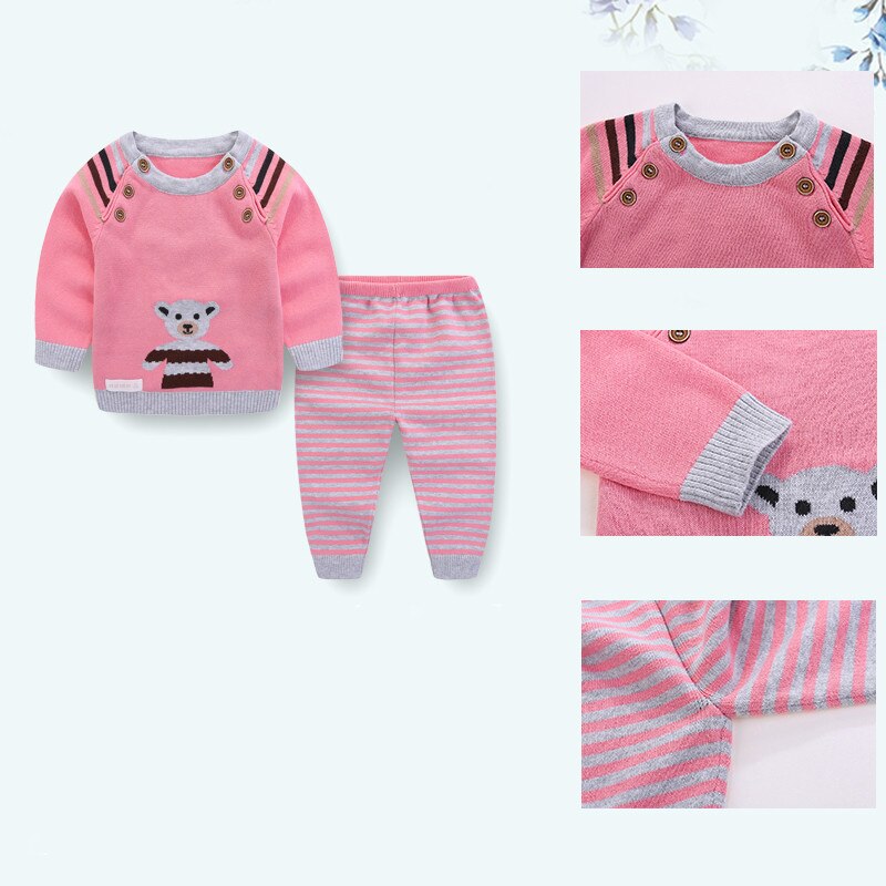 Cute cartoon pattern warm thick sweater