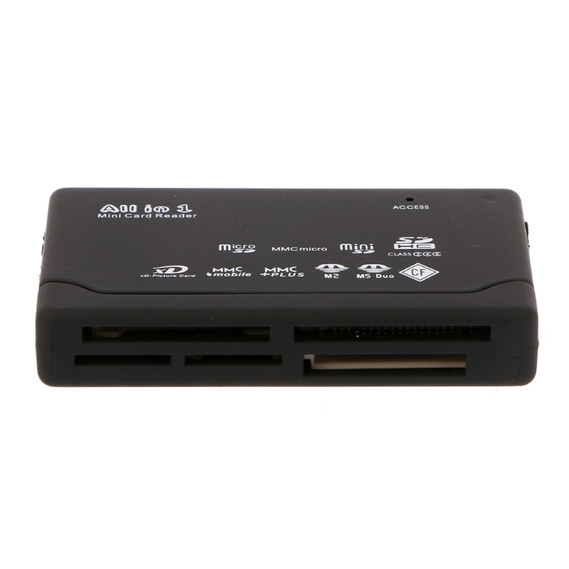 Lecteur de carte mémoire externe tout-en-un, pour USB Mini SDHC M2 MMC XD CF