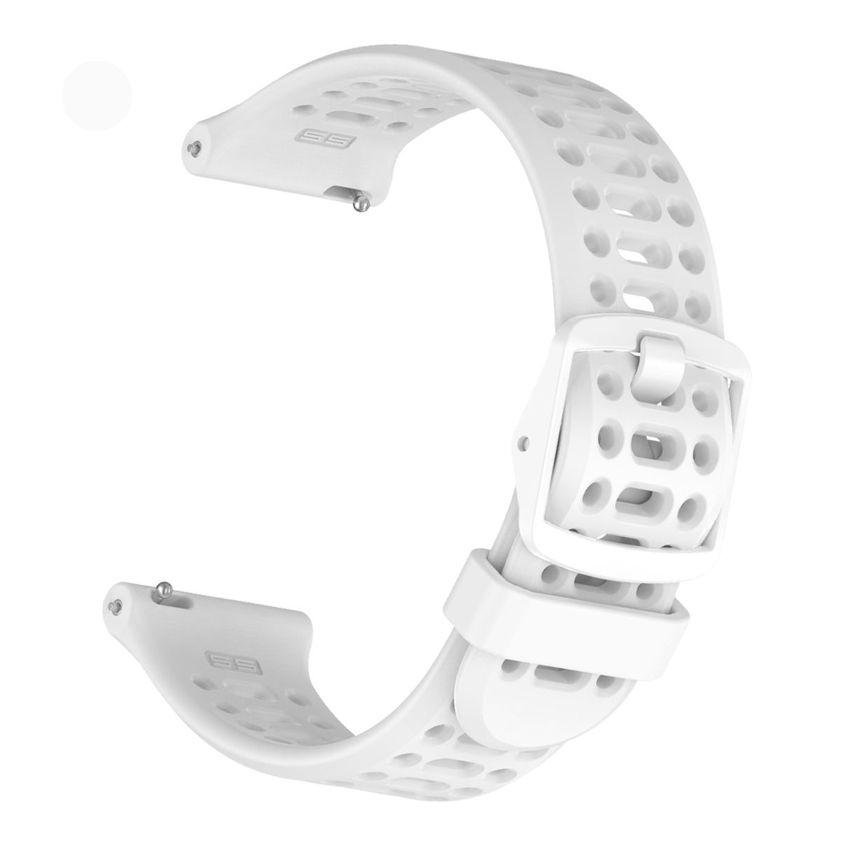 22mm horlogebandje voor ticwatch pro 3 ultra gps/lte, zacht bandje voor ticwatch pro 3 gtx gtw  e2 s2, vervangende armband.: Paarse mist 