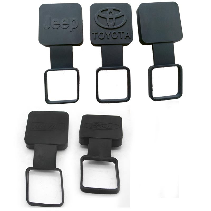 Black Rubber Trailer Hitch Receiver Cover /Universal Receiver Plug Tube Cap/Protective Cover
